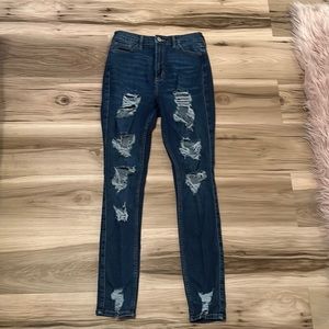 Holister ripped skinny jeans